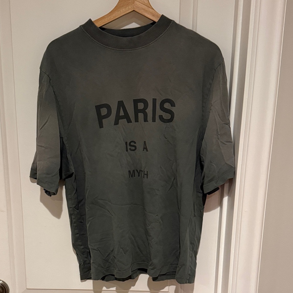 Anine Bing Charcoal Graphic Tee